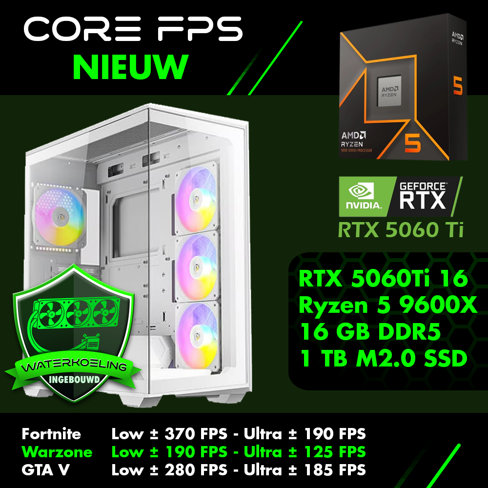 Core FPS Nieuw AMD waterkoeling
