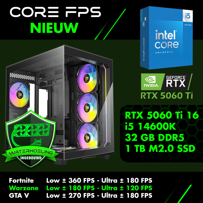 Core FPS Nieuw Intel