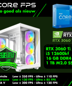 Game PC i5 12600KF - RTX 3060 Ti - 16GB - 1 TB m2.0 SSD waterkoeling