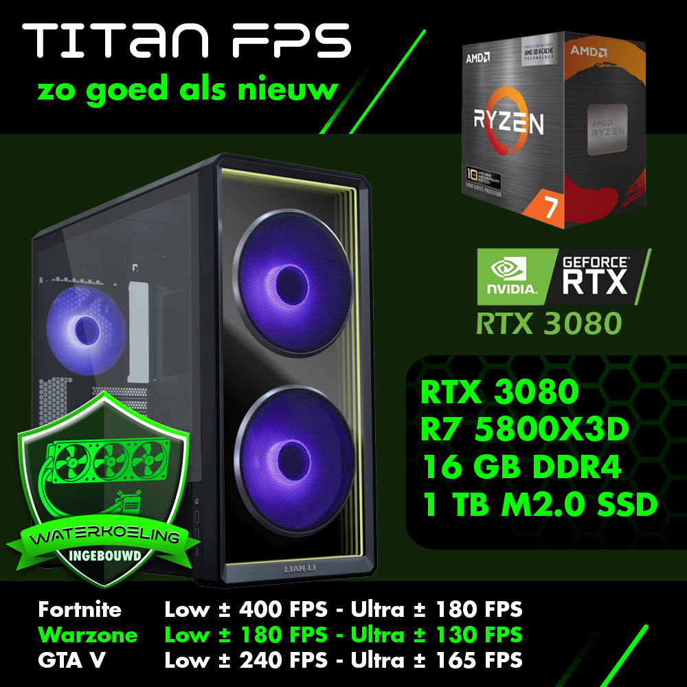 PC's_zgan_titan_amd_wc Game PC ryzen 7 5800X3D - RTX 3080 - 16GB - 1 TB m2.0 SSD waterkoeling