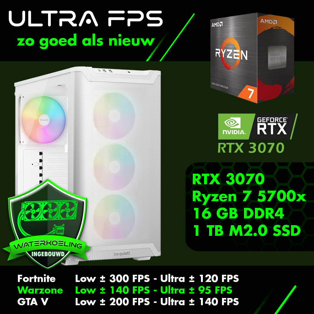 PC's_zgan_ultra_amd_wc Ultra FPS zo goed als nieuw amd waterkoeling