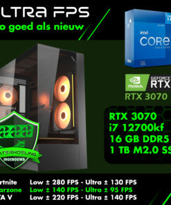 Ultra FPS zo goed als nieuw intel waterkoeling