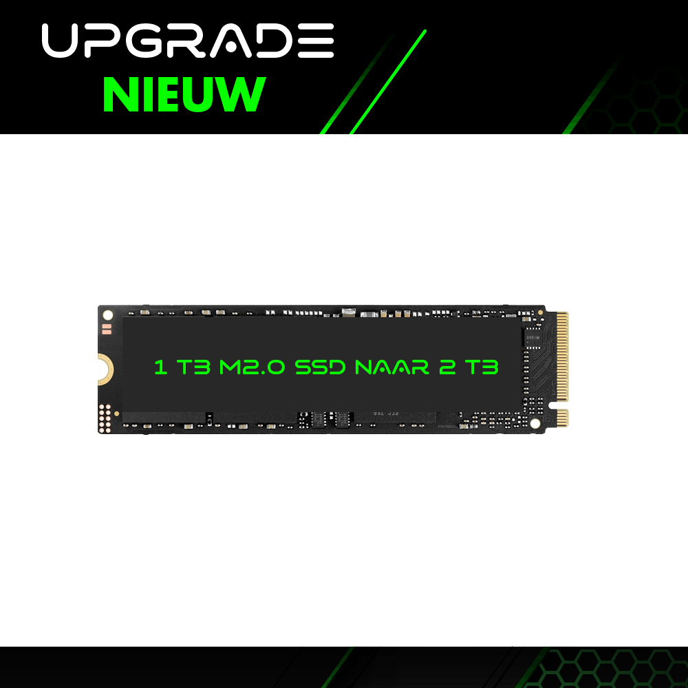 upgrade: 1 TB naar 2 TB M2.0 SSD