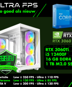 Game PC i5 12400F - RTX 3060 Ti - 16GB - 1 TB m2.0 SSD - waterkoeling